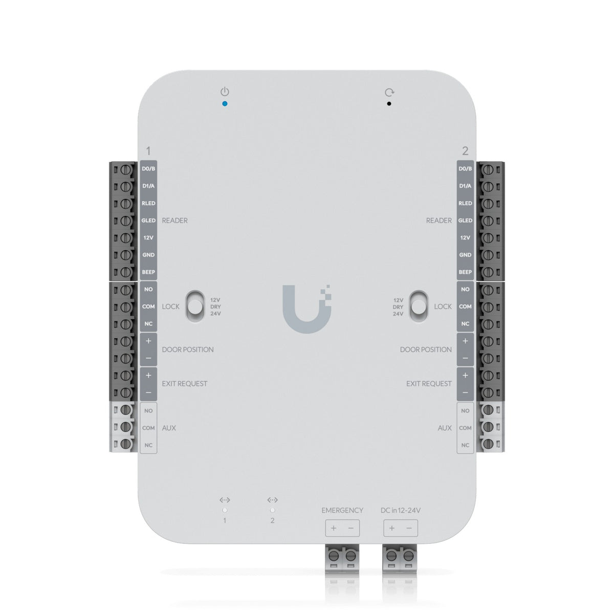 UA-HUB-RS UI Controlador de Acceso 2-Puertas Wiegand 12/24V-Salida 2-100 Carril-DIN requiere-12/24V UA-RETROFIT-HUB-2 UBIQUITI