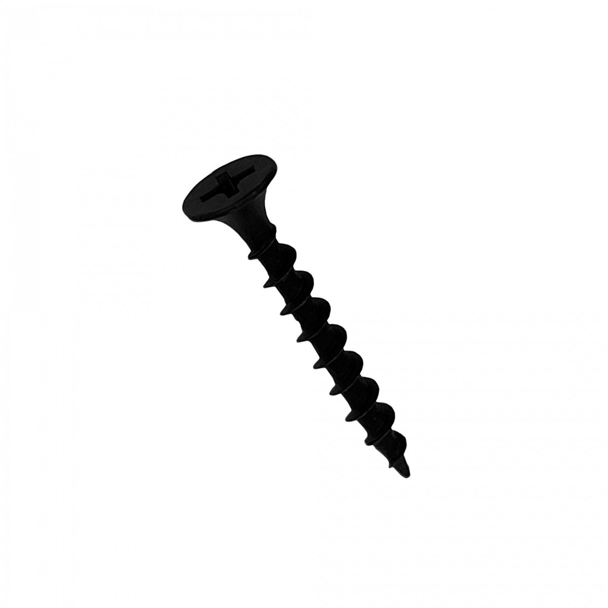 PN6-12 20-u. 6 x 1 1/4 Largo-32mm Negro Volcanita Cruz Tornillo Punta 1,25p
