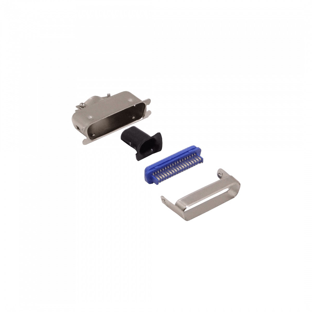 CEN36-M Conector 36-pin Macho Soldable Centronics CEN36 c/Tapa-Metalica