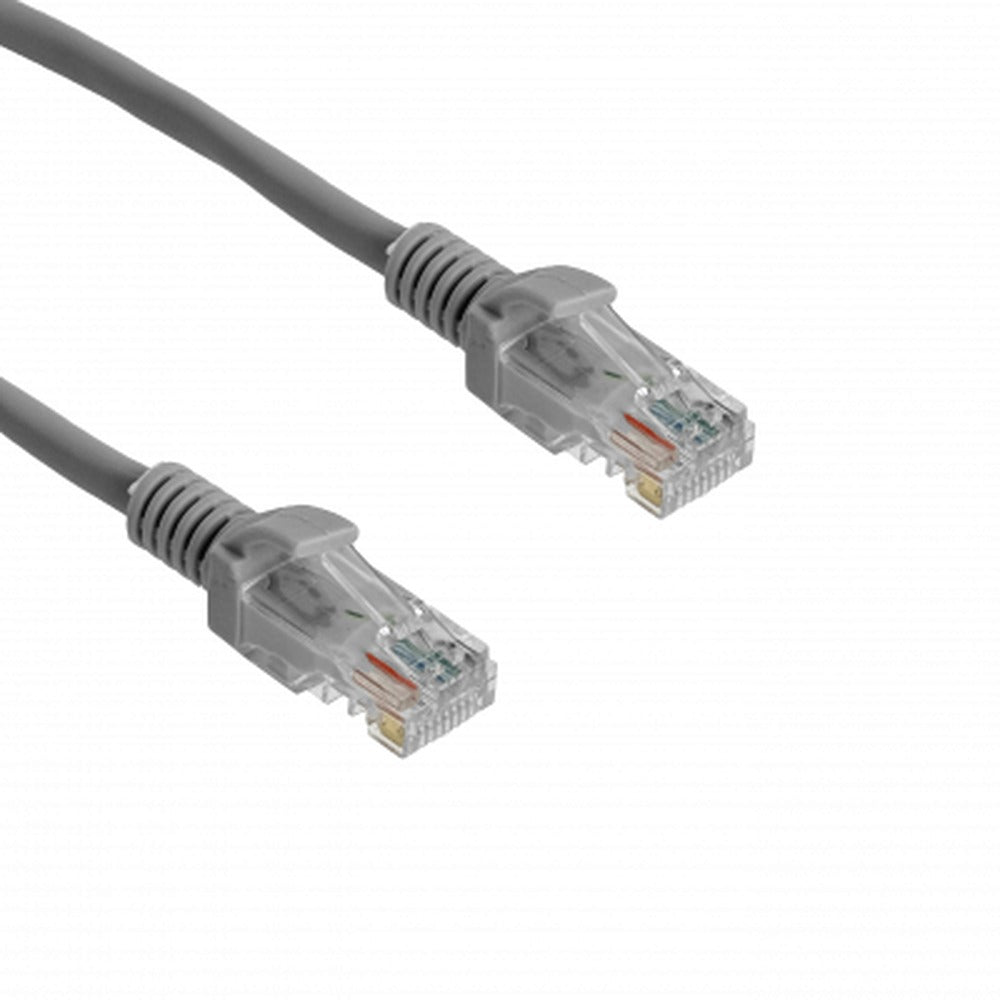 CPG-10C 10mt Cable de Parcheo 1-unidad CAT5E UTP 26AWG-CCA Gris RJ45 Moldeado vista 3