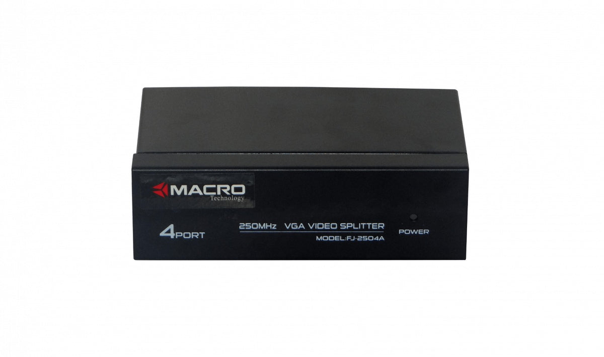 VGA-1X4 Distribuidor de Video 4-VGA-H 1-VGA-H 1920x1440max 5-DB15-H incl-9V