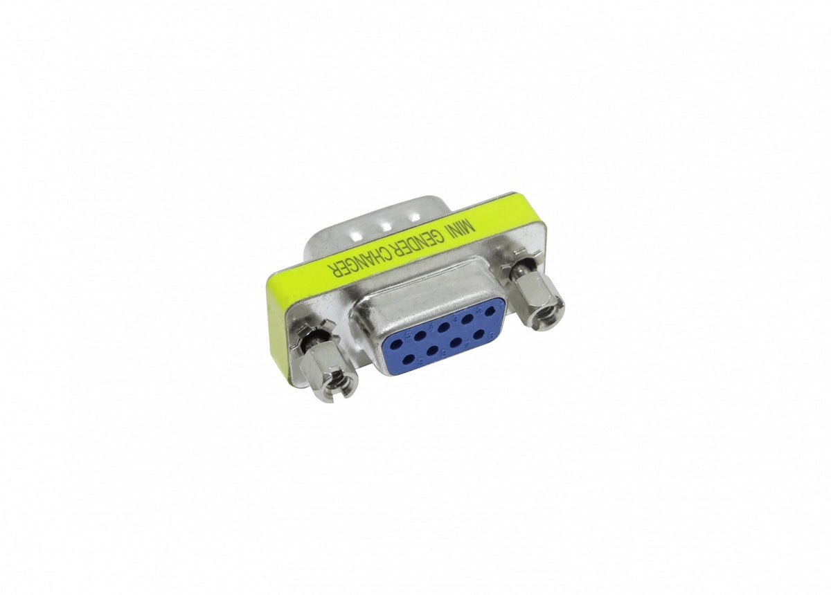 DB9-MH Adaptador de Conexión Serial DB9 Macho a Hembra sin Cable, Modelo DE-09/HM