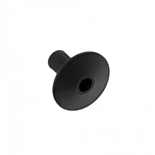 PASAMURO-N Pasamuros plástico negro de 26mm de largo con diámetro interior 7,6/10mm para pasar cables a través de pared