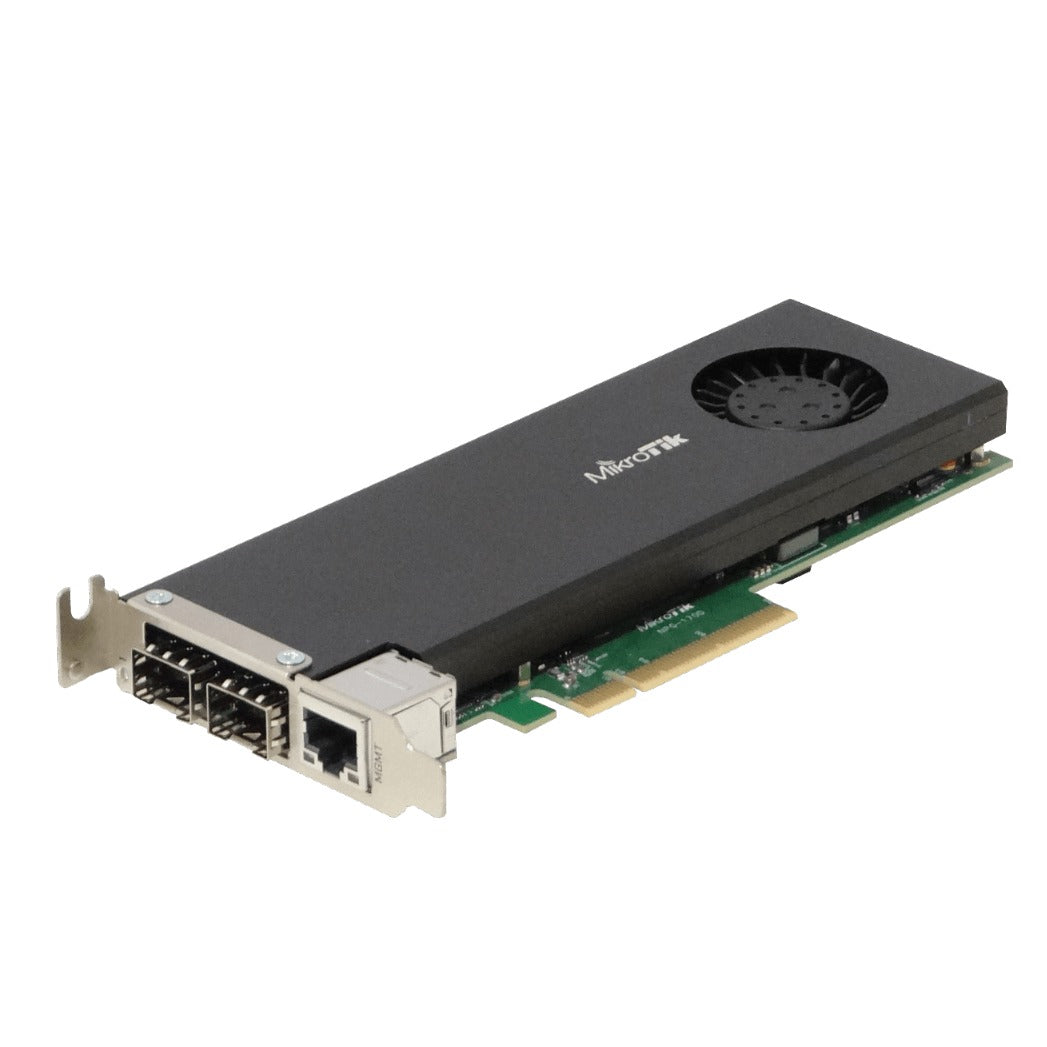 CCR2004-1G-2XS-PCIE MIKROTIK Placa PCIe-x8 2-SFP28 1-Puerto-Gestión Tarjeta de Red/CCR para Servidor L6