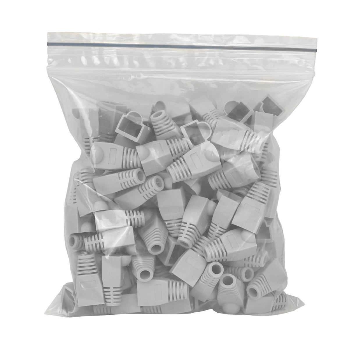RJC-BG. Gris Empaque de 100 piezas Protector para RJ45 Diámetro 5,8 mm