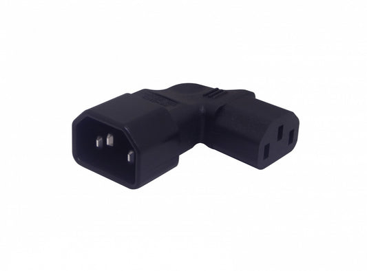 C13-C14-AP Conector Eléctrico Acodado Macho-C14 Hembra-C13 10 Amperios