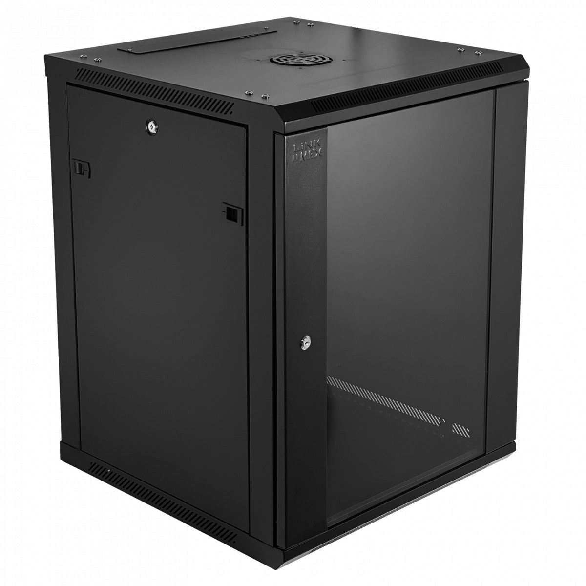 RK15-6LD. LINKMADE Desmontable 15U 60 cm de fondo Bastidor para pared o muro en color negro