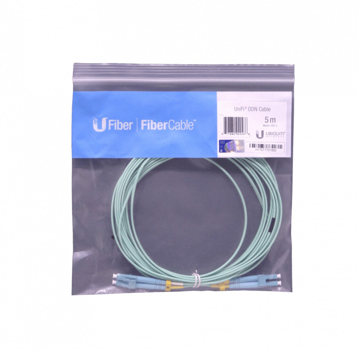 UOC-5. UI 5 metros LC-LC OM3 Multimodo MM Dúplex Latiguillo de Fibra 2mm 50/125µm UACC-OFC-MM-5M UBIQUITI