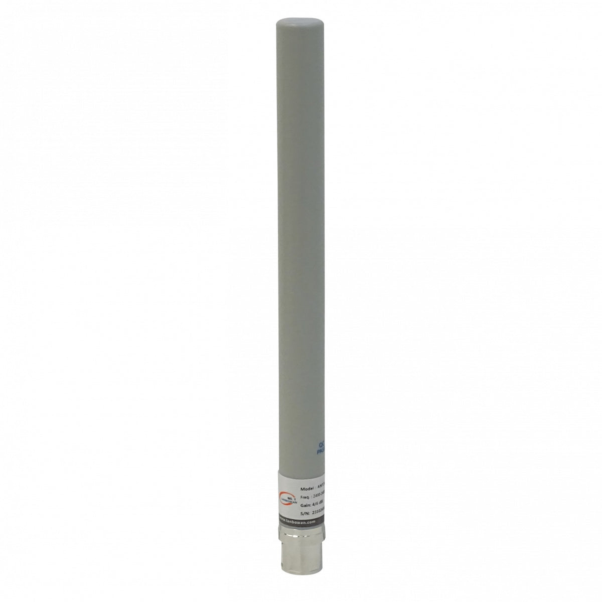 ANT-256 Antena Omnidireccional 4dBi (2,4-2,48GHz) / 6dBi (5,15-5,85GHz) Conector N Macho 20x220mm