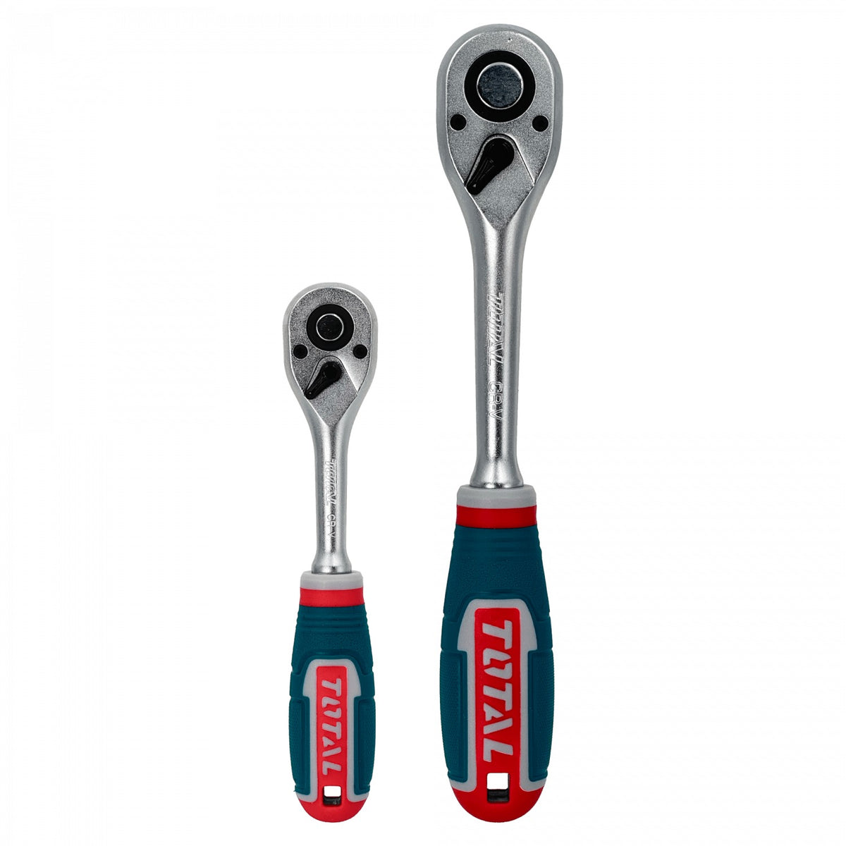 SET-DADO44 TOTAL Juego de 44 dados de 4 a 32mm con 2 trinquetes de 1/4" y 1/2" de 45 dientes ref. THT421441