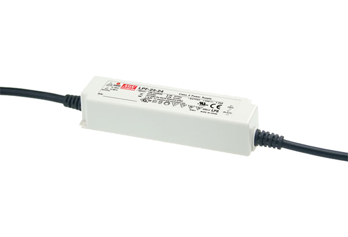 Driver LED plástico voltaje PFC IP67 25W LPF-25 - 42V