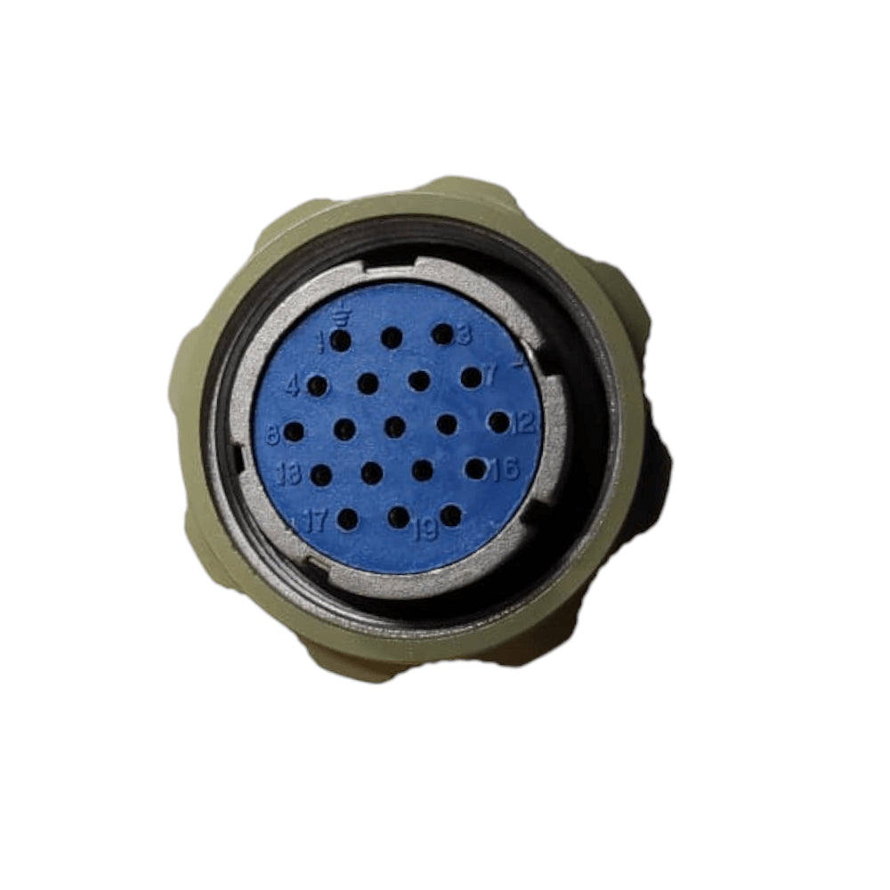 Conector hembra para cable de 19 contactos YD32-19