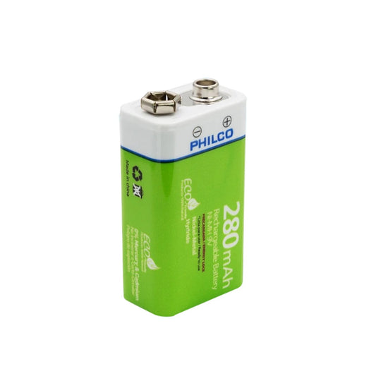 9V-280 PHILCO 9V 280mAH Pila/Bateria Recargable Ni-MH 42ULX92800