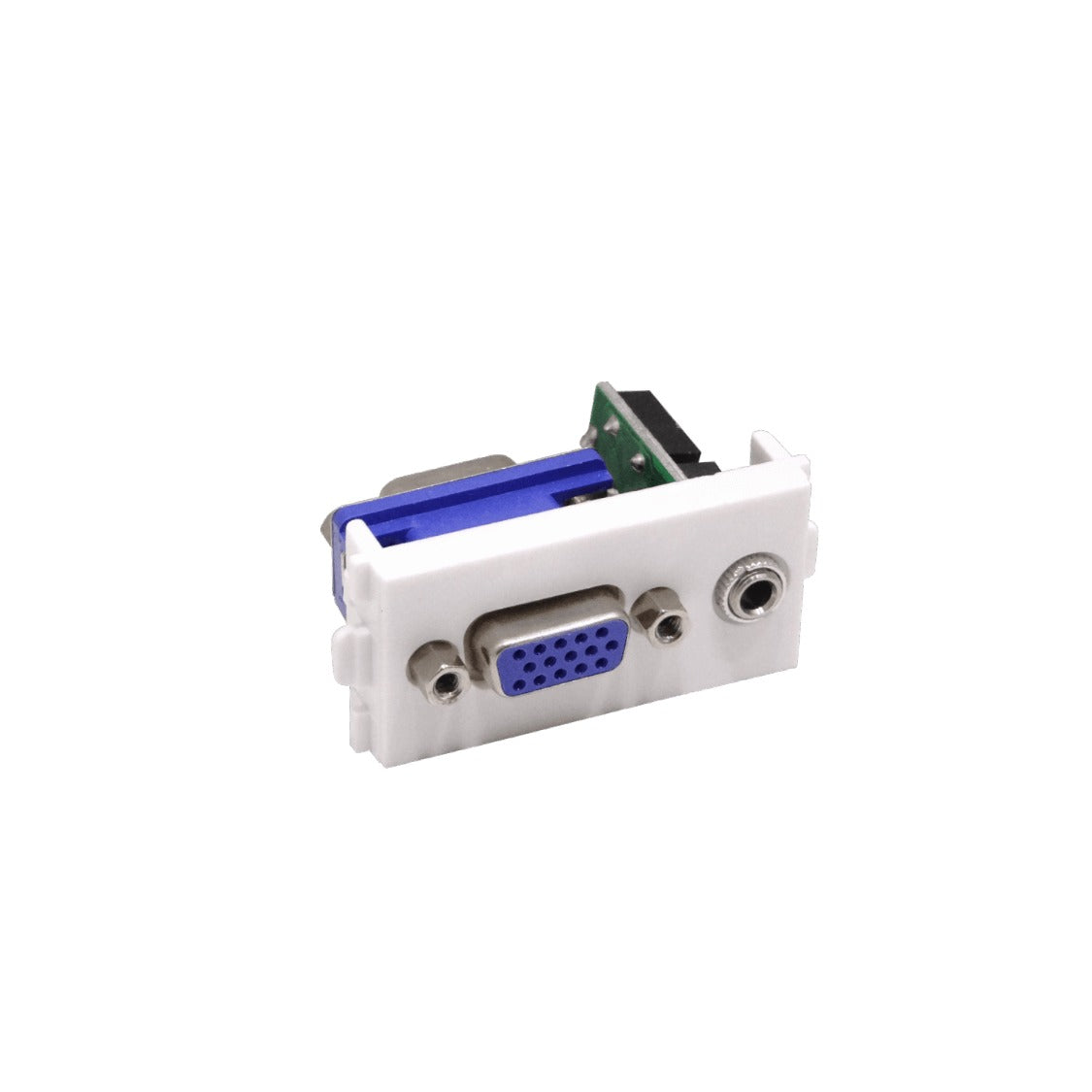 FQVVA Adaptador VGA-Hembra 3,5mm-Hembra Audio DB15-Hembra-Hembra DE-15/HH para FQ1-FQ2-FQ3