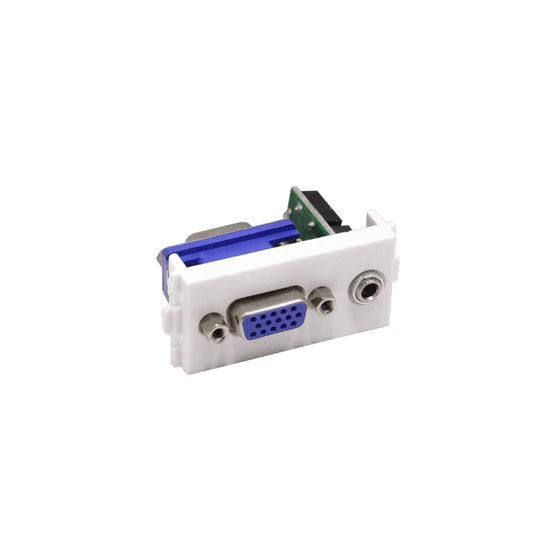 FQVVA Adaptador VGA-Hembra 3,5mm-Hembra Audio DB15-Hembra-Hembra DE-15/HH para FQ1-FQ2-FQ3