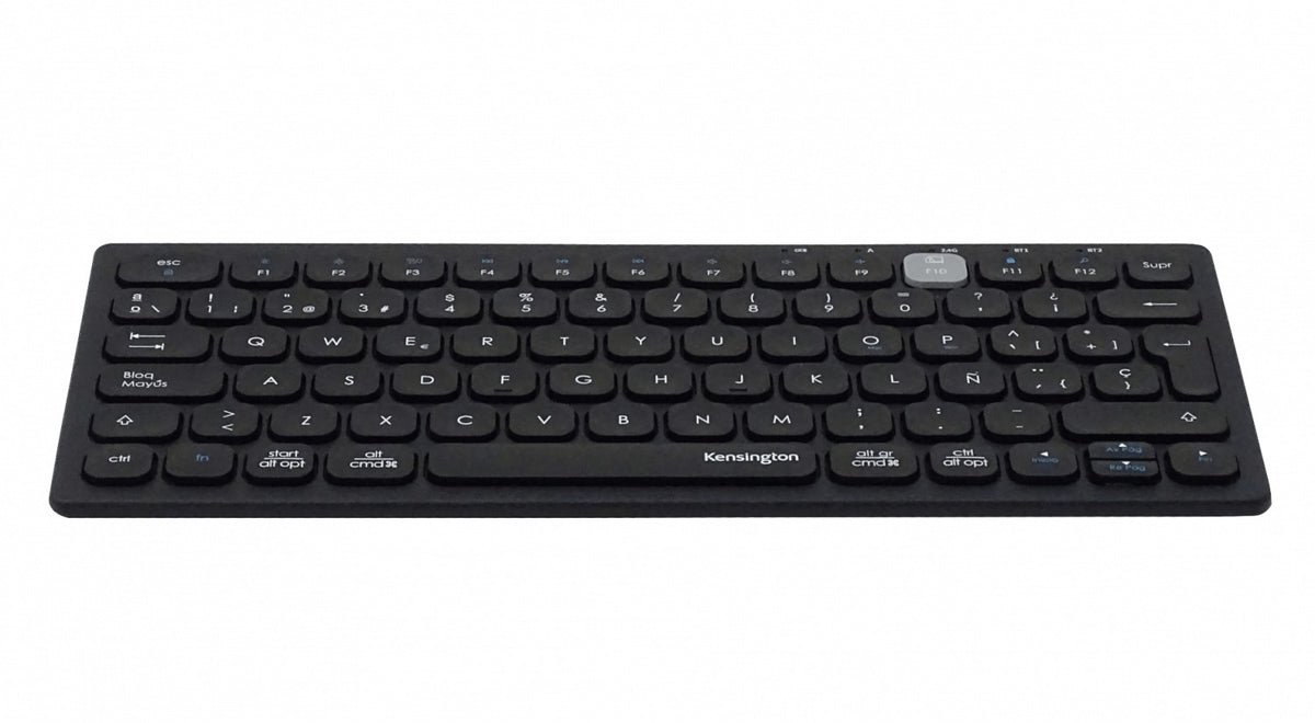 WIRELESS-K KENSINGTON Teclado Sin Cables 2,4Ghz BT v3.0/5.0 Negro USB incluye/2-AAA