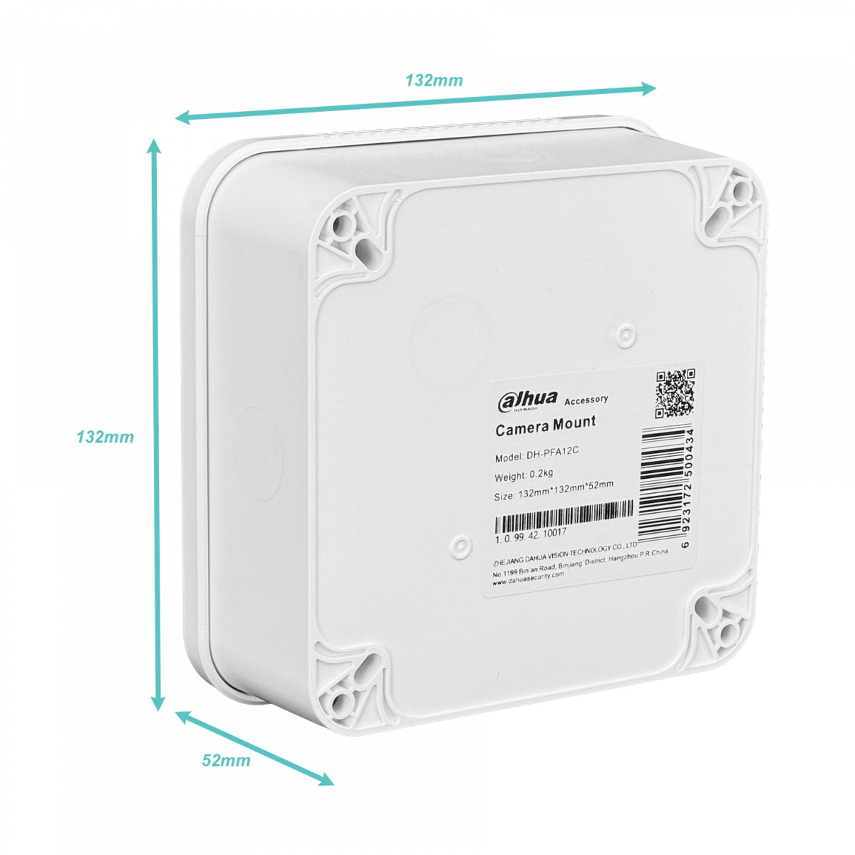 PFA12C DAHUA Caja Estanca PC 131x131x52mm Plastica DH-PFA12C