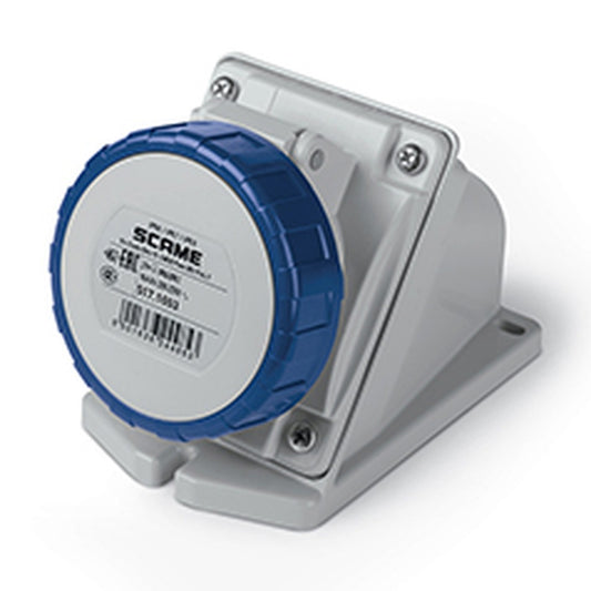 ENCHUFE HEMBRA S/PUESTA 2P+T IP67 16A 6h 200-250V AC 50Hz