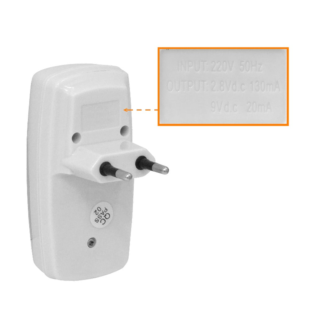 CARGADOR-9V PHILCO Cargador para 1 Batería 9V (20mA) o 2 Pilas AA/AAA (130mA) Pilas No Incluidas