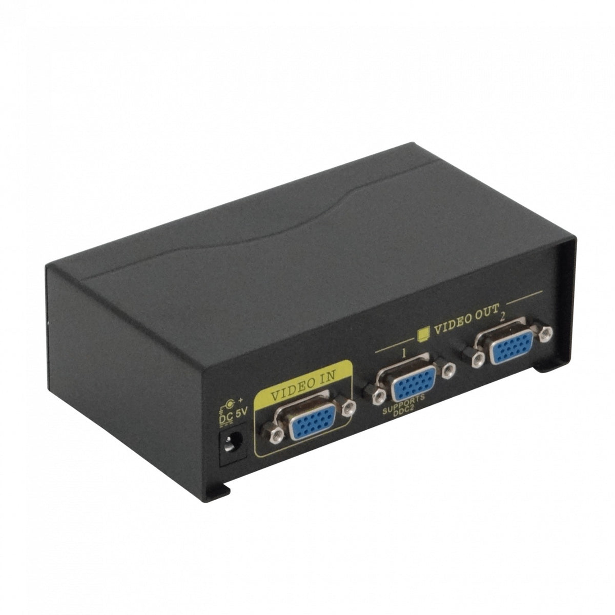 VGA-1X2 VGA-2502 Video Splitter 2-VGA-H 1-VGA-M 250MHz inc-9V/1A