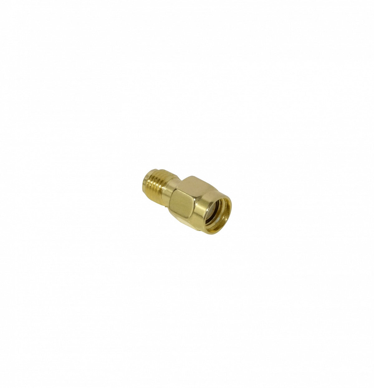 RMSH Conector RPSMA-Macho a Conector SMA-Hembra Adaptador Acoplador Coaxial