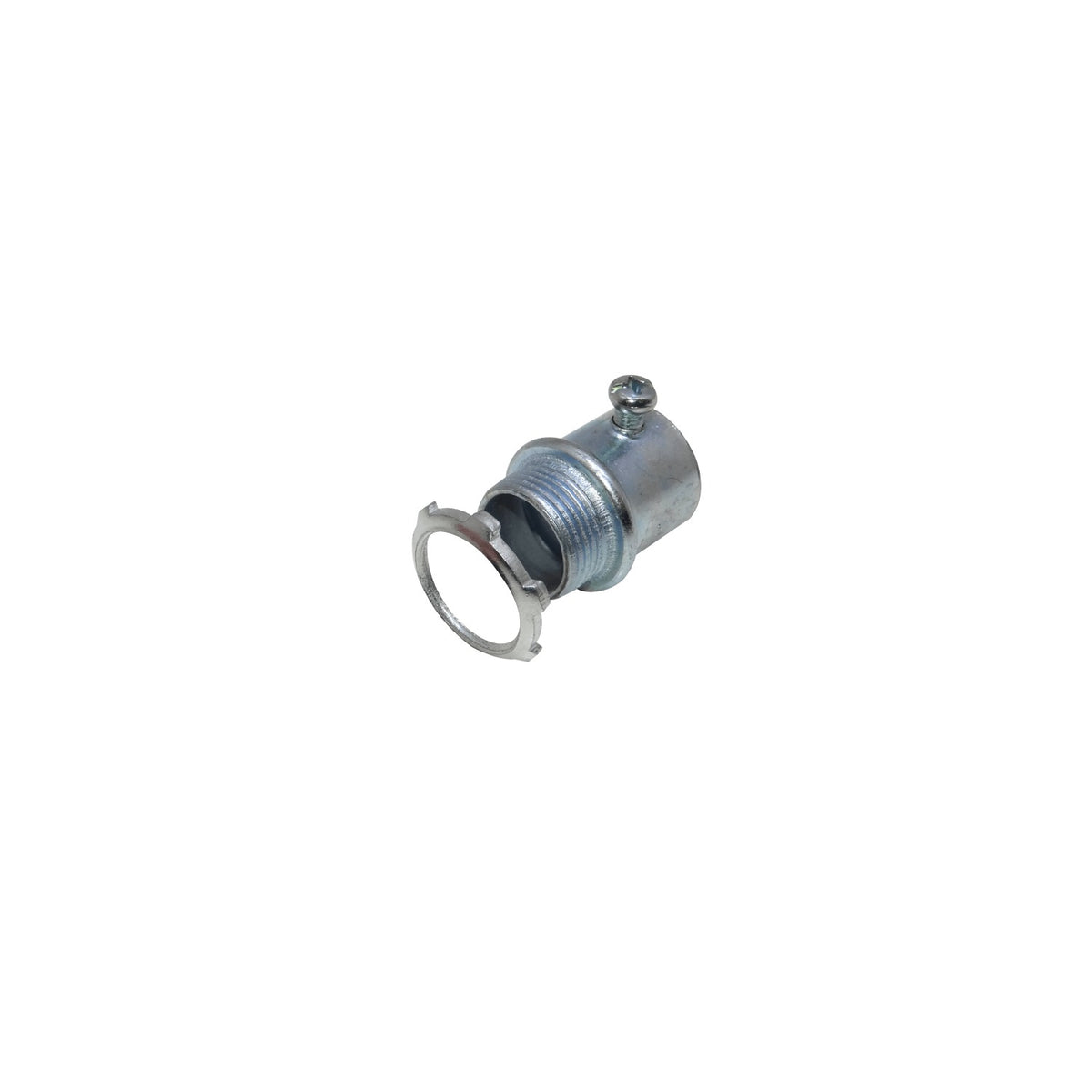 EMT34-ASA Contratuerca de Acero Galvanizado 3/4-Pulgada con Rosca para Salida de Caja en Tubería Conduit Metálica Rígida