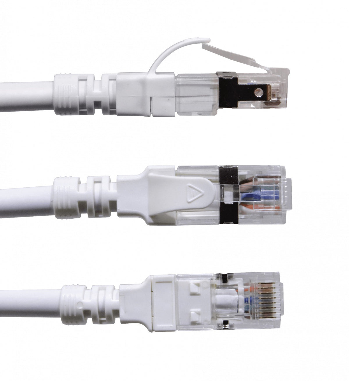 C6AW-100 LINKMADE 10mt Cat6a U/FTP Blanco LSZH Cable Patch Inyectado Multifilar