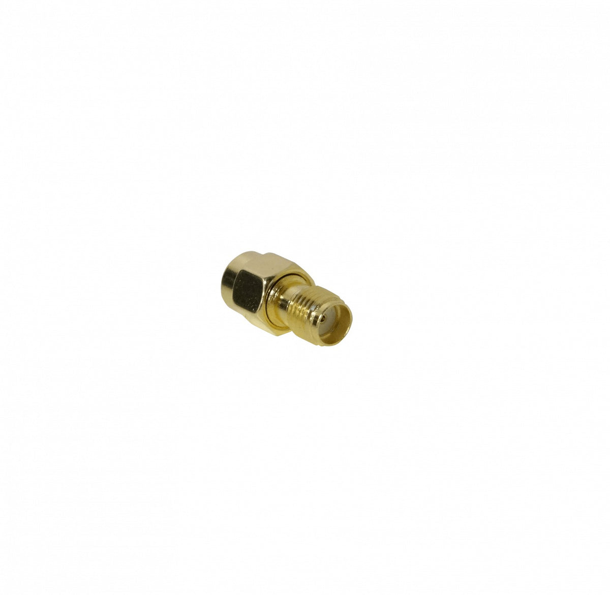 RMSH Conector RPSMA-Macho a Conector SMA-Hembra Adaptador Acoplador Coaxial
