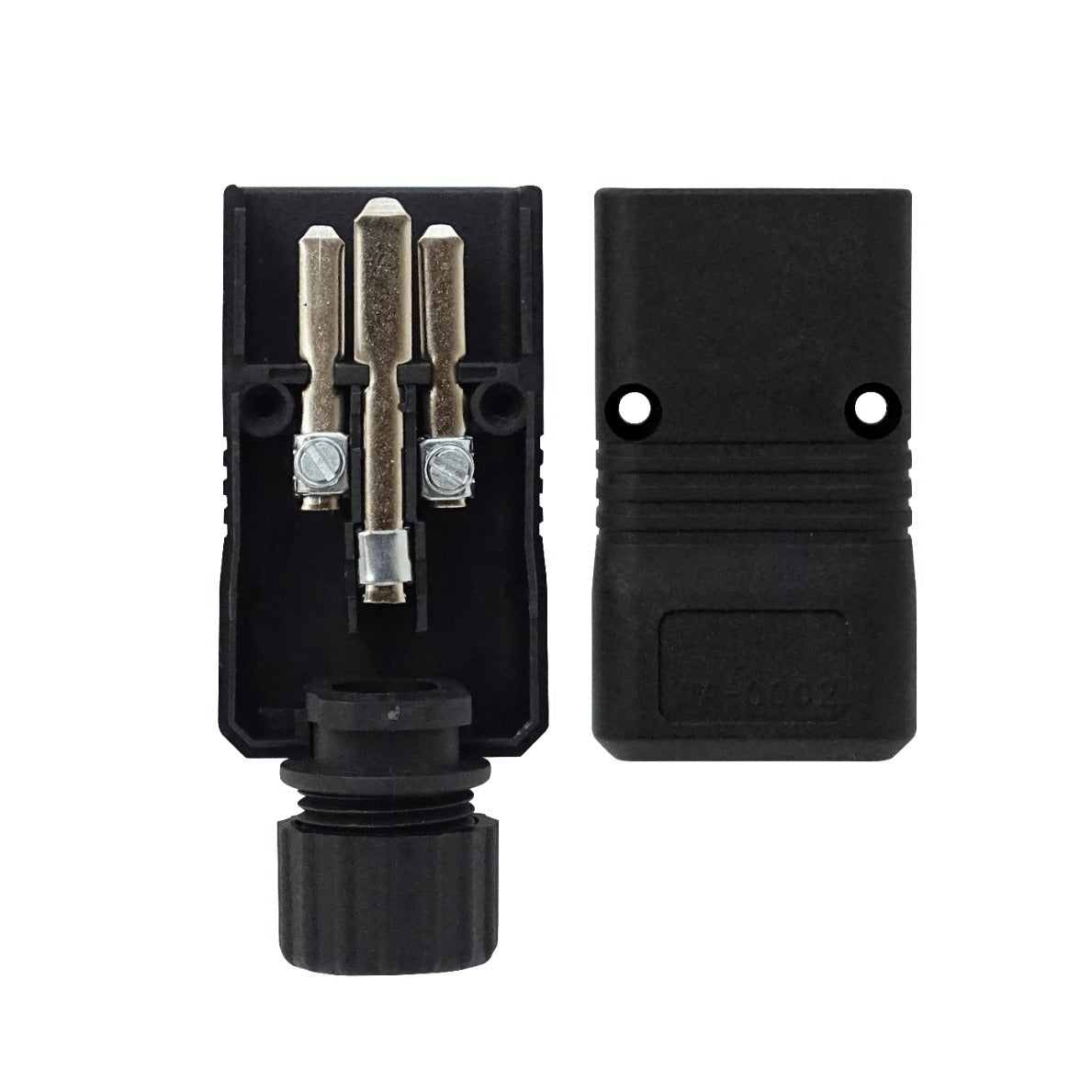 DMV Conector Volante Macho C20 Negro de 16A para Sistemas UPS de Alta Potencia
