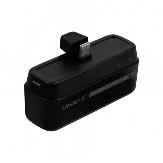 BATERIA-C MASTER-G Estación de recarga Conector Tipo-C potencia 20W capacidad 5000 miliamperios entrada:5/9/12V salida:5/9/12V