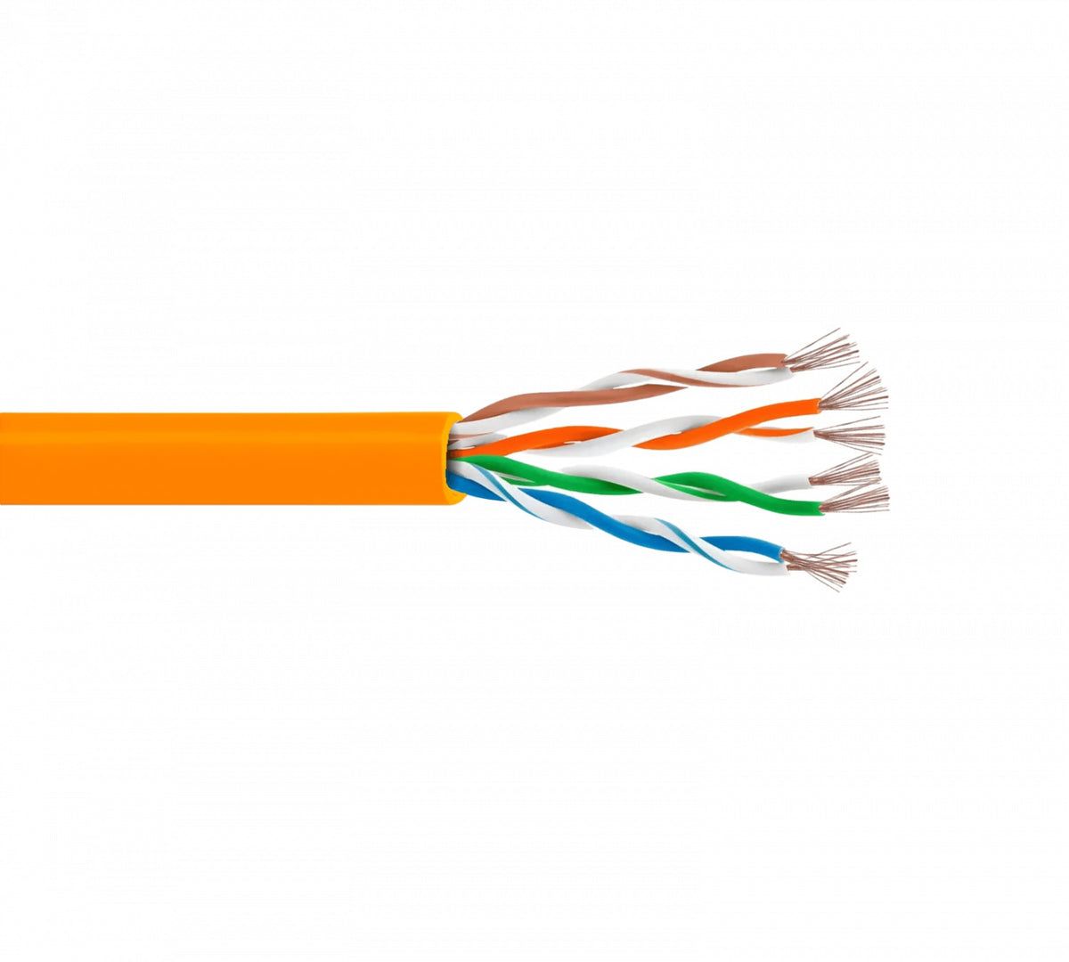 CPB-15L LINKMADE 1,5MT CAT5E NARANJO LSZH CABLE PATCH INYECTADO MULTIFILAR