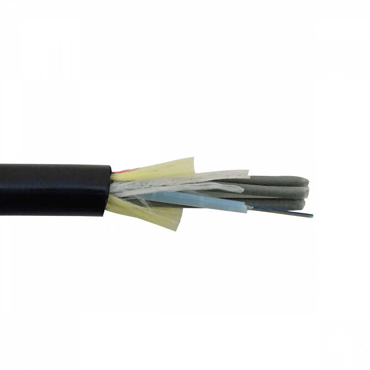 CFSB6 SM 6-Hilos-G652D claro-50m ADSS 10mm Cable Exterior-PE Monomodo 1-microtubo