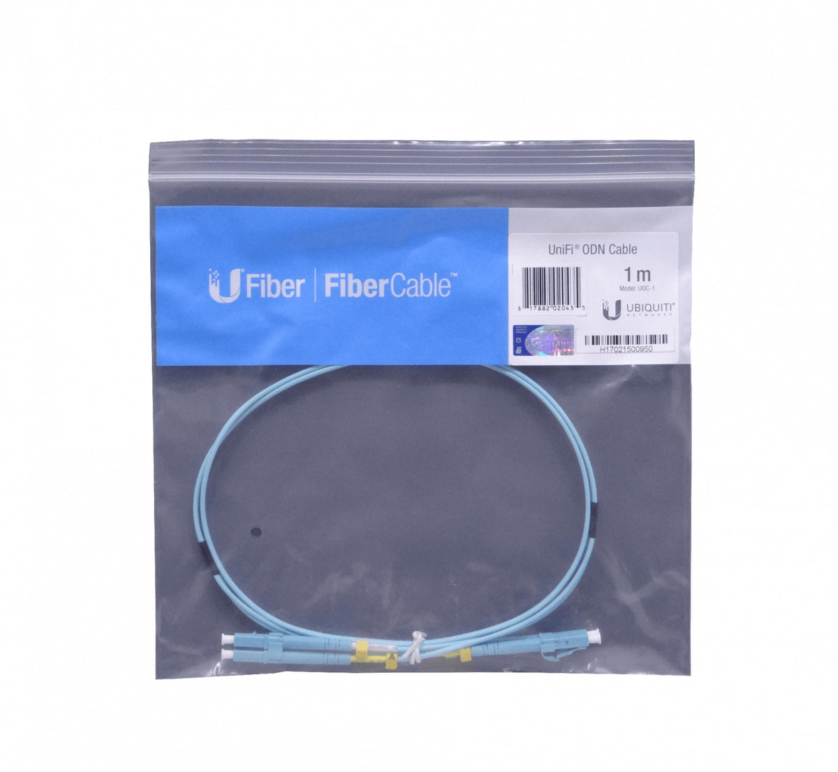UOC-1. UI 1mt LC-LC OM3 MultiModo MM Duplex Jumper Fibra 2mm 50/125um UACC-OFC-MM-1M UBIQUITI
