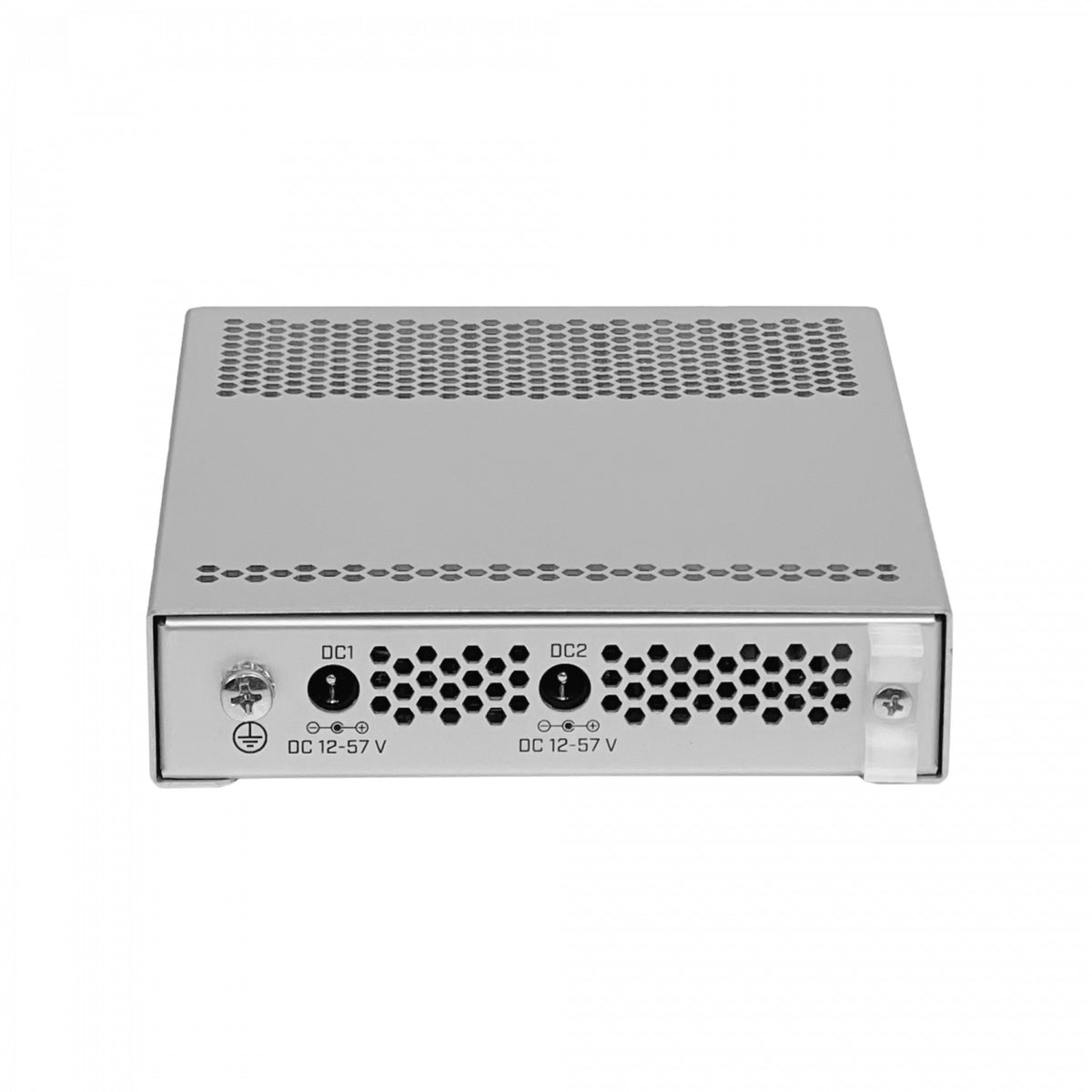 CRS305-1G-4S+IN MIKROTIK Switch de Fibra Administrable Capa 5, 4 Puertos SFP+ 10G, 1 Puerto 1000 con PoE Pasivo, Doble Entrada DC, Fuente 24V Incluida