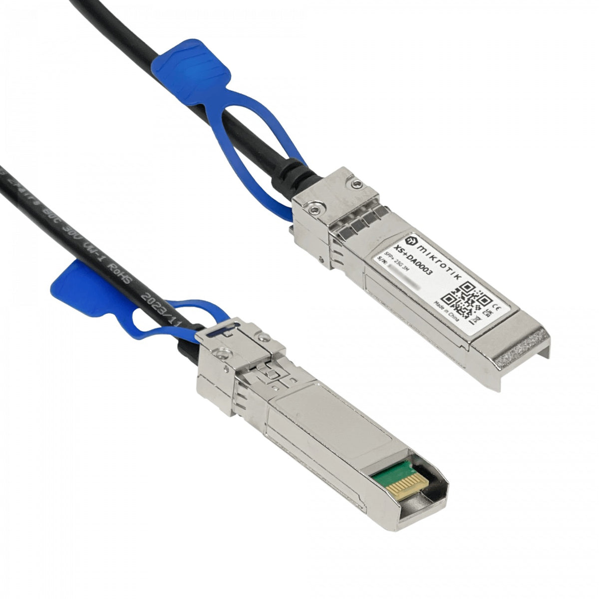 XS+DA0003 MIKROTIK 3mt SFP28-25G SFP+10G Cable Directo Backbone DAC