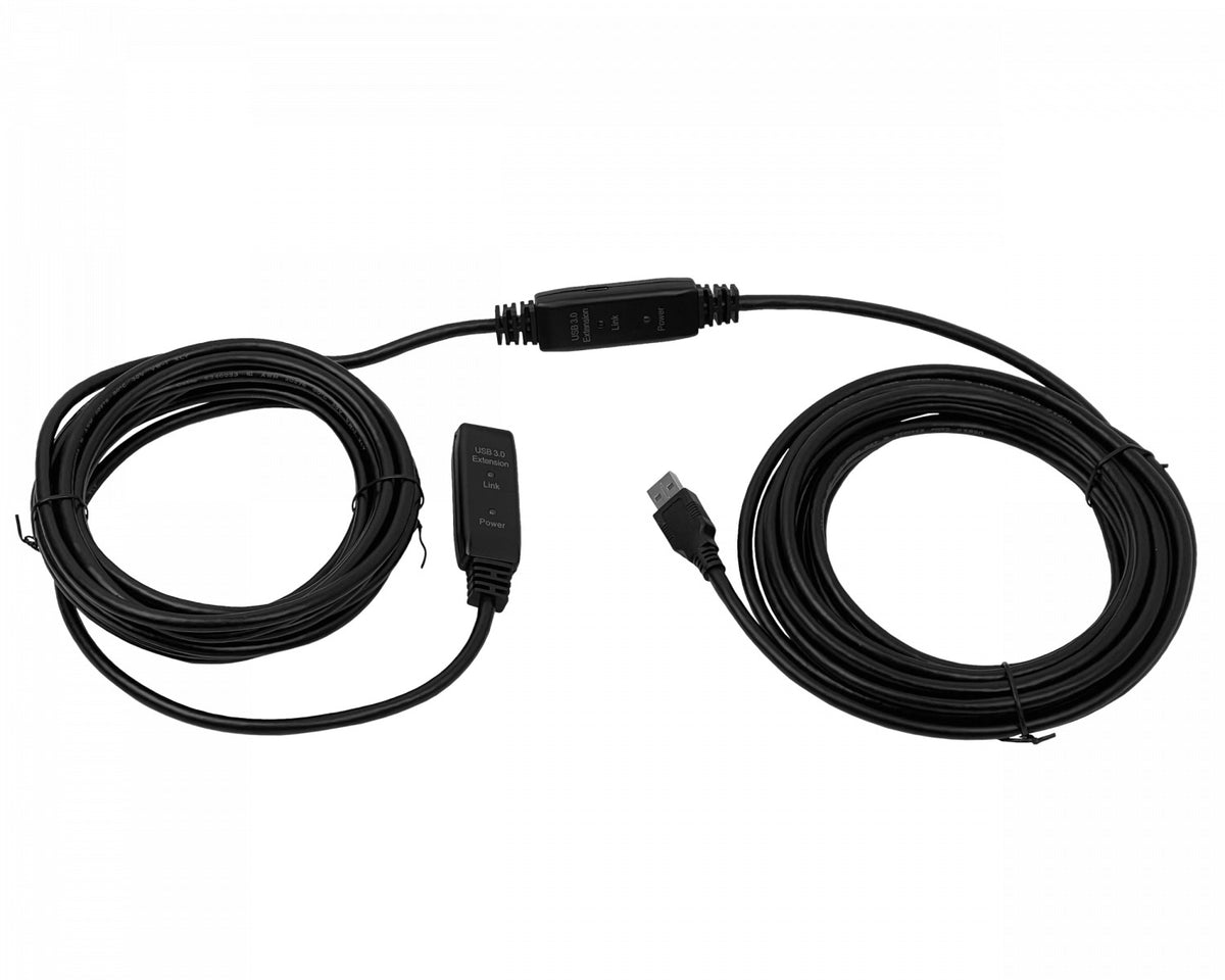 USB3EX10. Cable USB3.0 10mt A-M A-H AM-AH Extension Activa Repetidora 5Gbps
