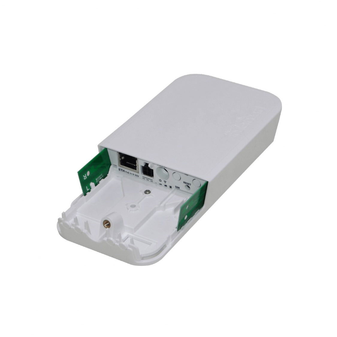 RBWAPR-2ND MIKROTIK 1-Ranura SIM U.FL Externo 2,4GHz-N300 22dBm 2x2-2dBi 1-100 Alimentación PoE Pasiva 24V L4