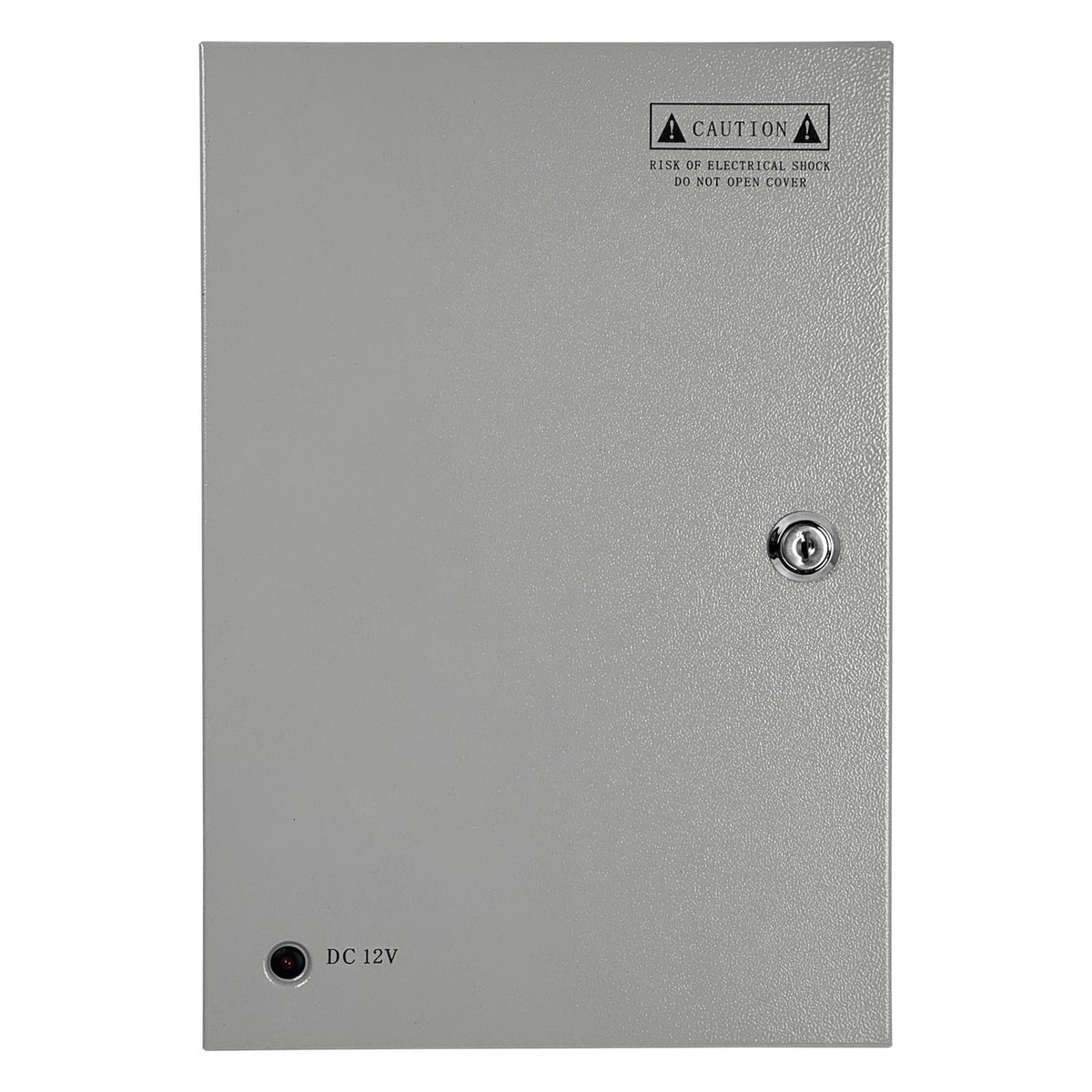 F12-20T Fuente de Alimentación 240W 12VDC 20A 18-Salidas Gabinete con Llave Piloto 100-240VAC