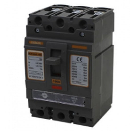Automático en caja moldeada tripolar con ajuste térmico y magnético 60 a 100A serie DCR160 - 63A