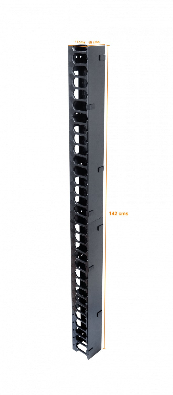 RAD-P32V 32U-142cm Gabinete Vertical 2-puerta-Metal Latón-Plástico Ancho-10cm Fondo-11cm