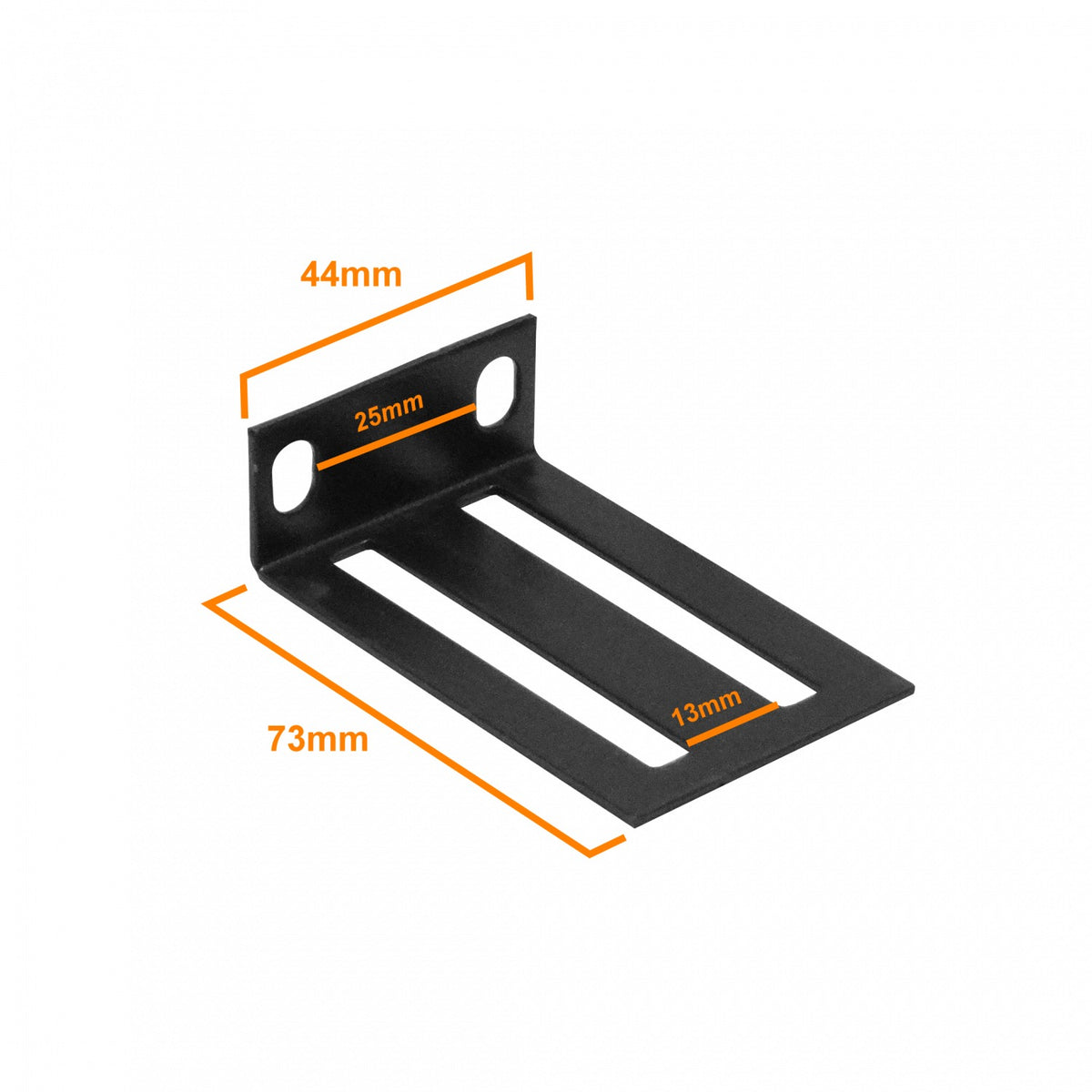 RK2 LINKMADE Soportes de Montaje de 44mm con Aletas para Instalar Equipo 1U en Bastidor de 19 Pulgadas