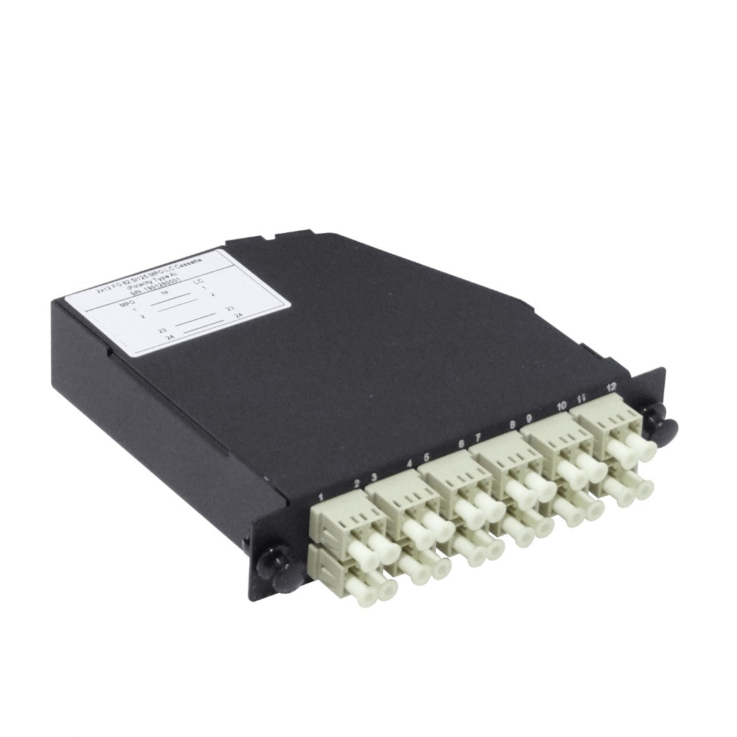 CALCOM1 OM1 24-LC 2-MPO/M Casete para/1U-3P 130mm Fibra Pre-ensamblada