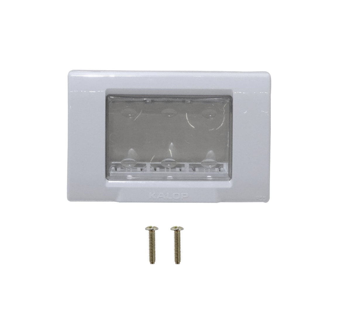KEP-9 KALOP Cubierta Exterior para 3-Módulos Gris IP55 3-Plazas Sigma KL42403