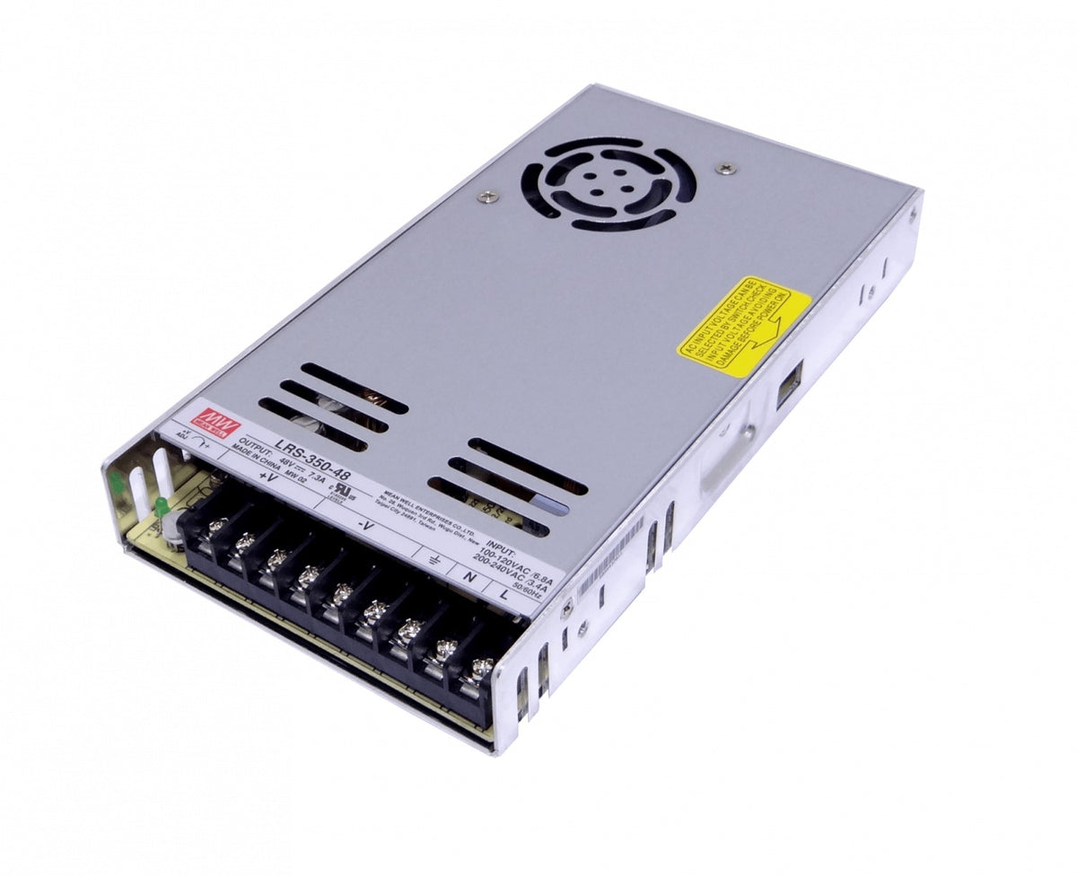 LRS-350-48 MEANWELL 350W 48V 7,3A Regulable Metálica Fuente de Alimentación con Ventilador