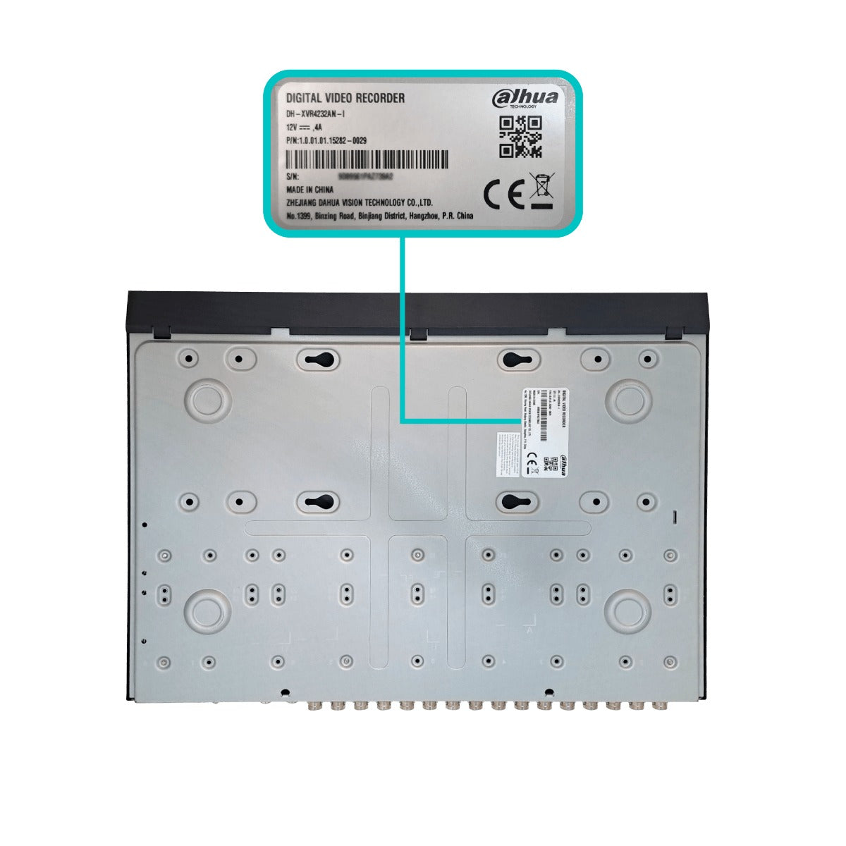 DVR-32 DAHUA Grabador de Video Digital XVR4232AN-I de 32 Canales BNC-Híbridos/IP, 2 Discos SATA de 8TB, LAN-100, HDMI, VGA, USB y RS485