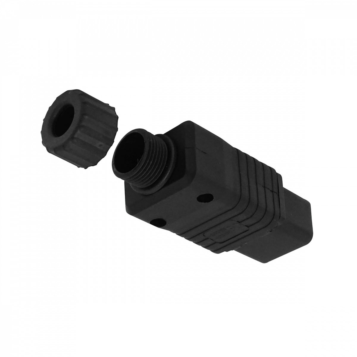 DHV Conector Hembra C19 Portátil 16A Negro para Sistemas UPS de elevada potencia