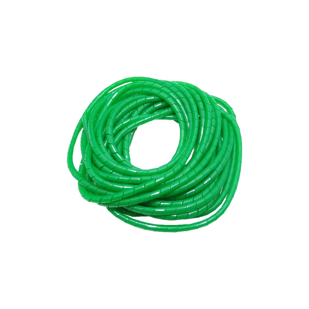 KS-12V Funda Verde 12 Metros 12/15/0,85mm Helicoidal Organizador de Cables