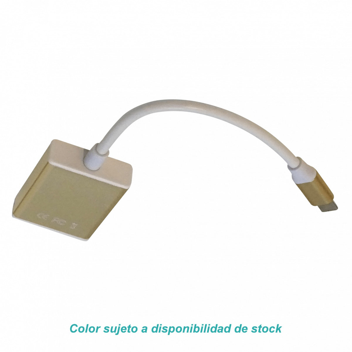 USBC-HDMI Adaptador USB-C Macho a HDMI Hembra v1.4 1080p Cable Convertidor 12cm solo-PC