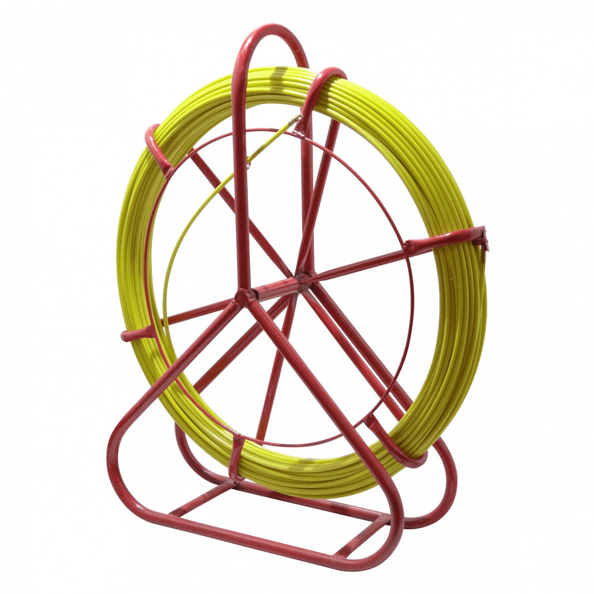 LAUCHA-100 100mt 7mm con Carrete sin Ruedas Fibra de Vidrio/PE Guía Pasacables Laucha