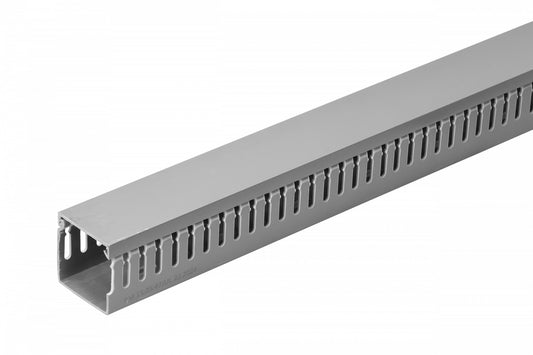 RAD-E4 Canaleta Ranurada 2mt x 40x40mm Gris para Tablero Electrico